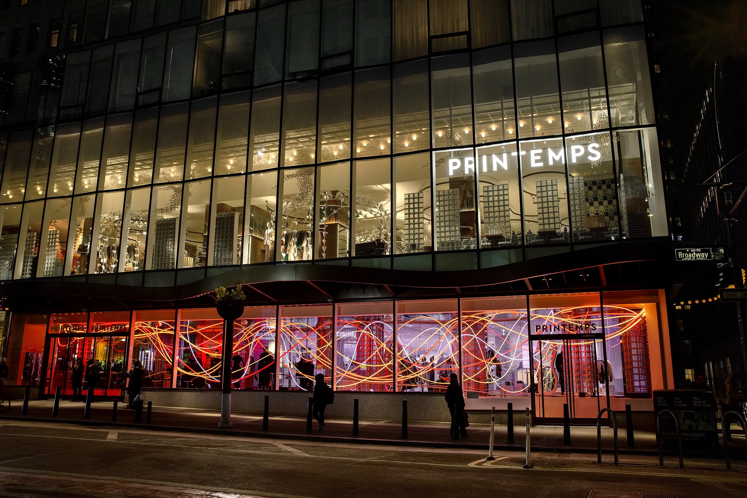 Grimanesa Amoros PERFECT TIMING light installation