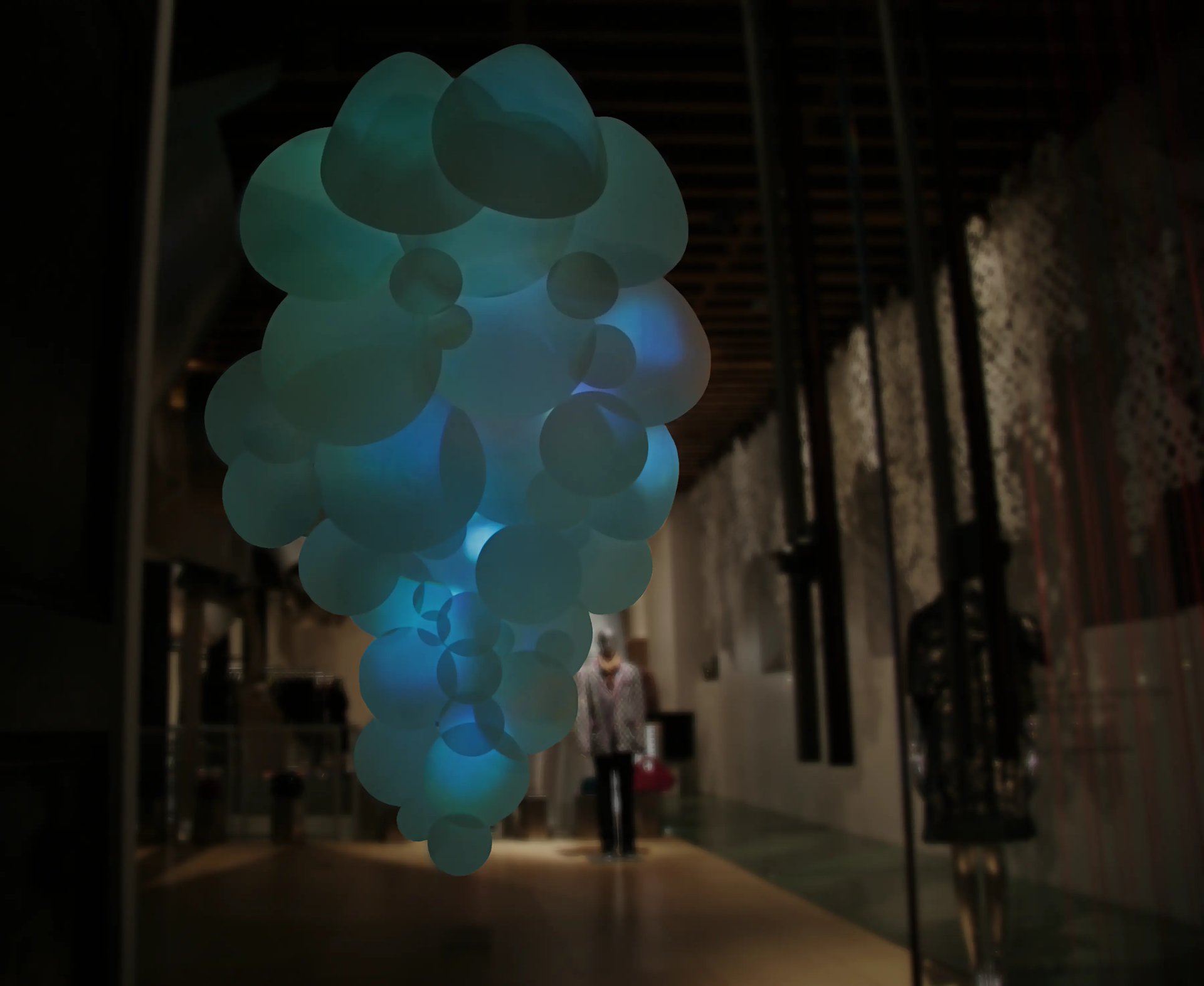 tribeca issey miyake aurora detail on Grimanesa Amoros Gawker Artists post