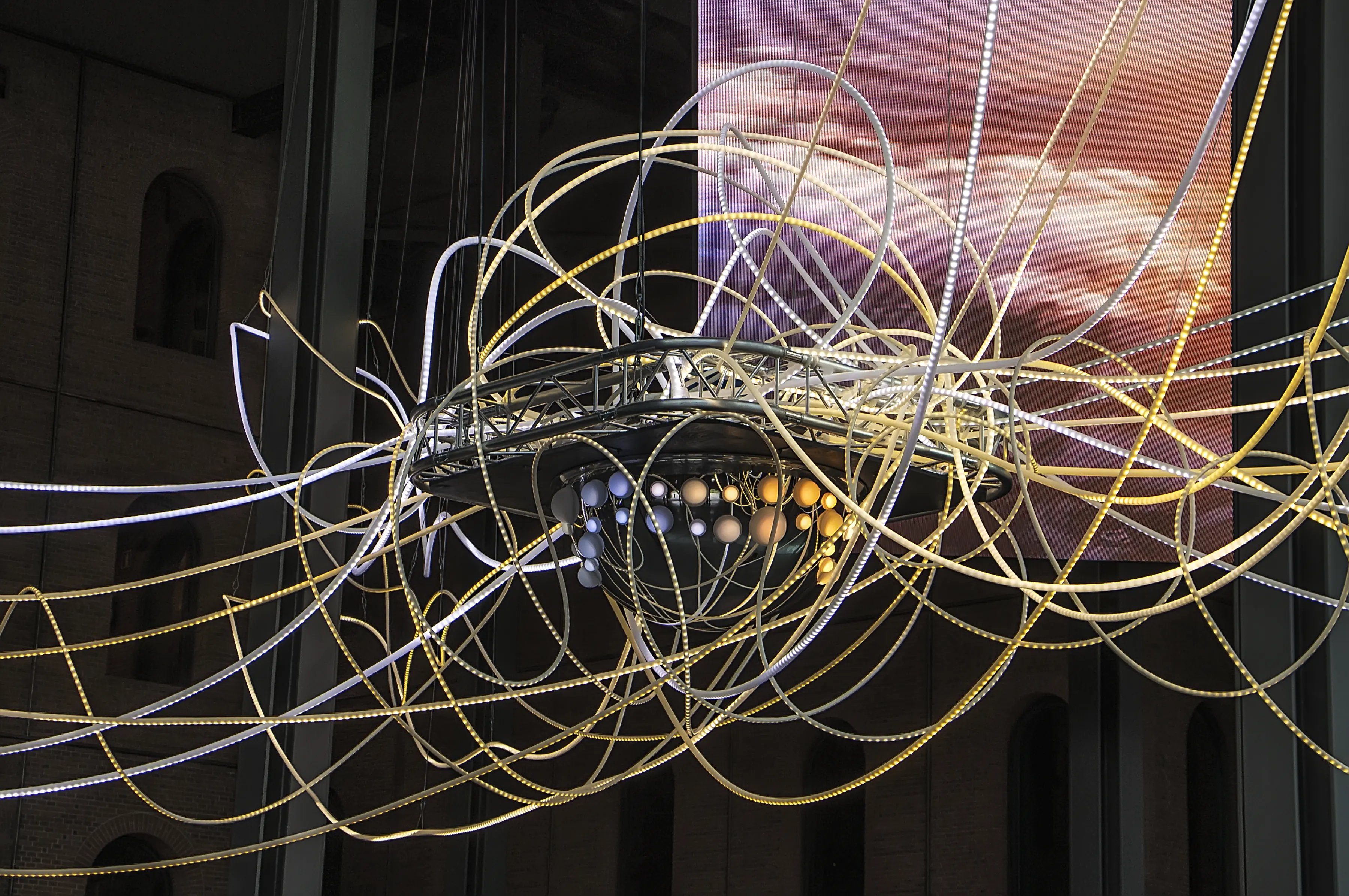 Grimanesa Amoros SCIENTIA light installation on the ILUMINET article