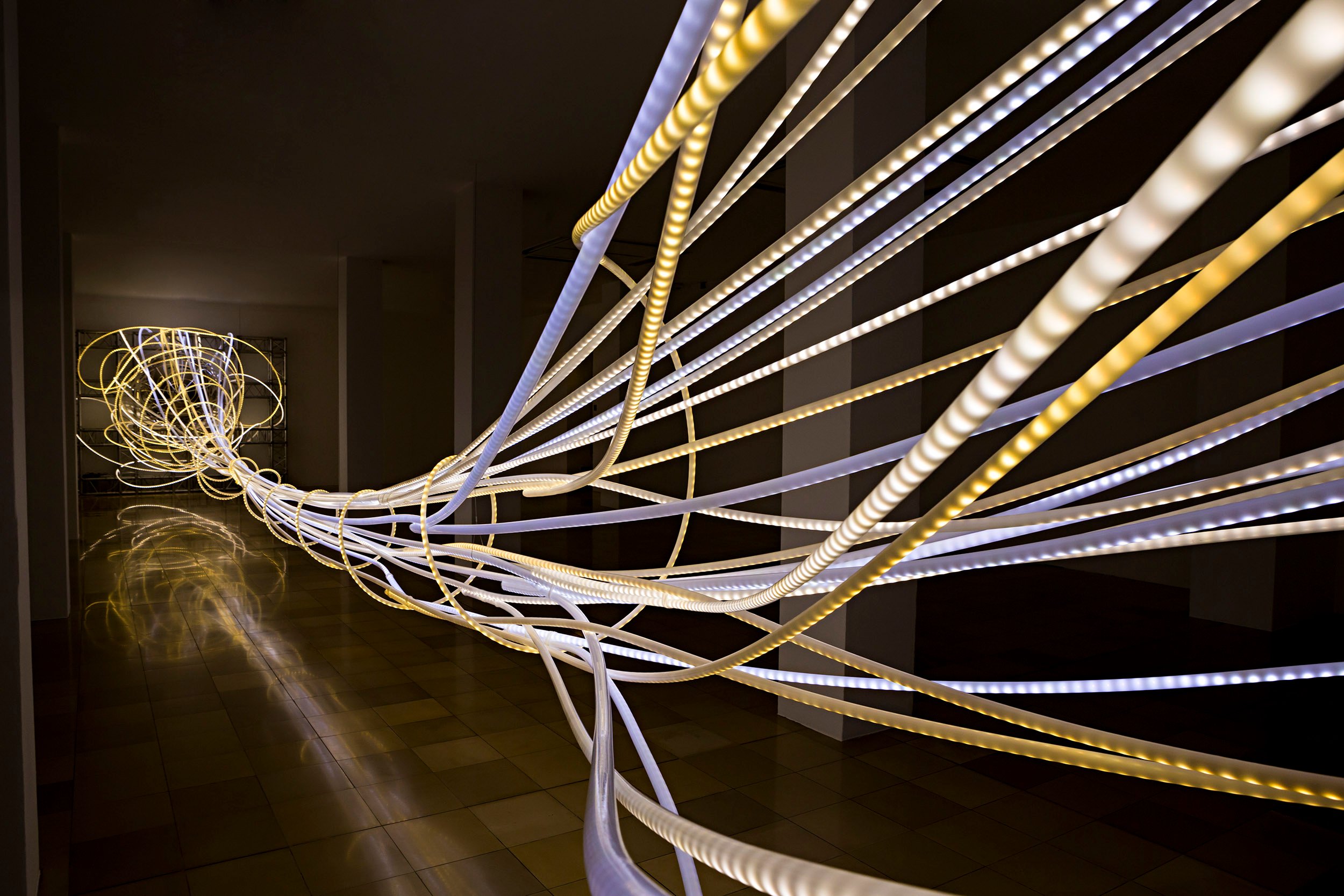Grimanesa Amoros Private: Ludwig Museum Koblenz light installation