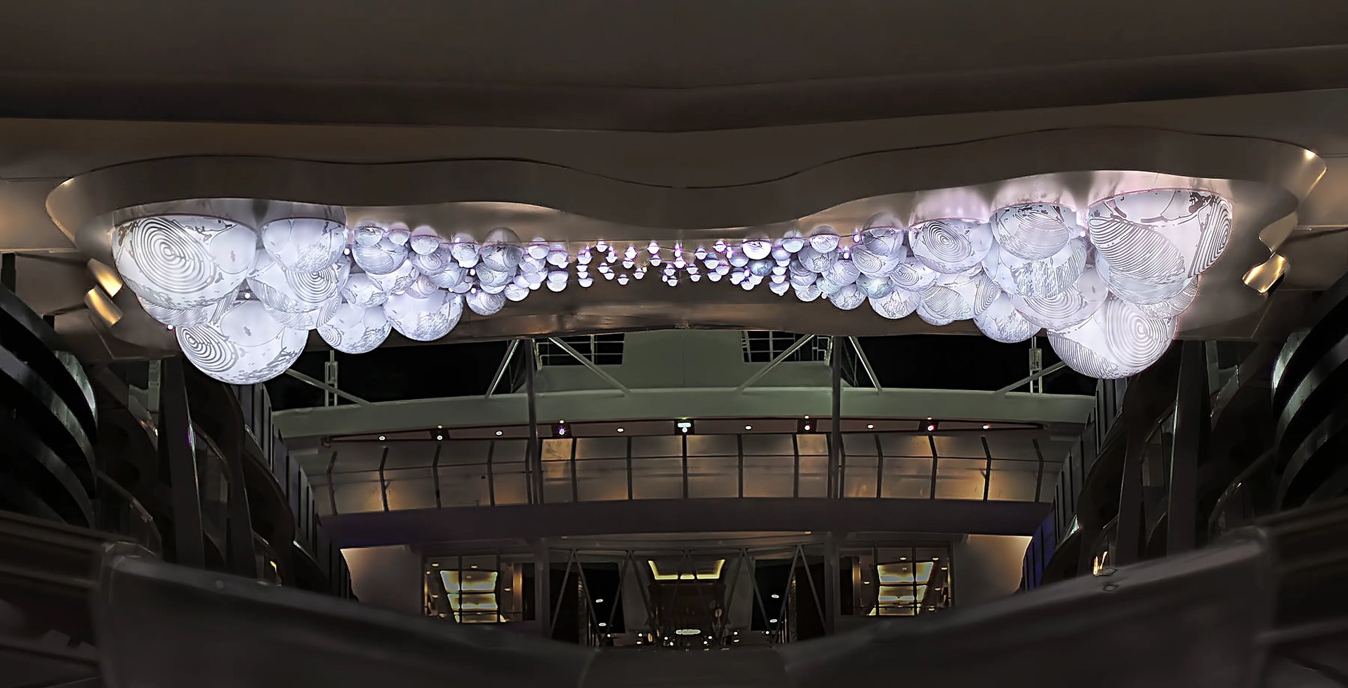 RACIMO light installation by Grimanesa Amoros on Revista Caretas