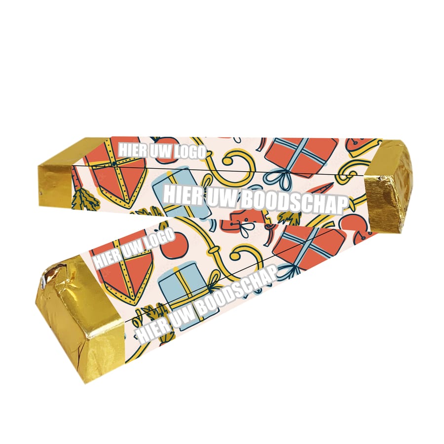 Chocolade Goudstaaf Van De Sint - Inclusief Banderol
