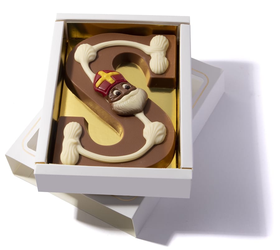 Letter S gedecoreerd 200 gram