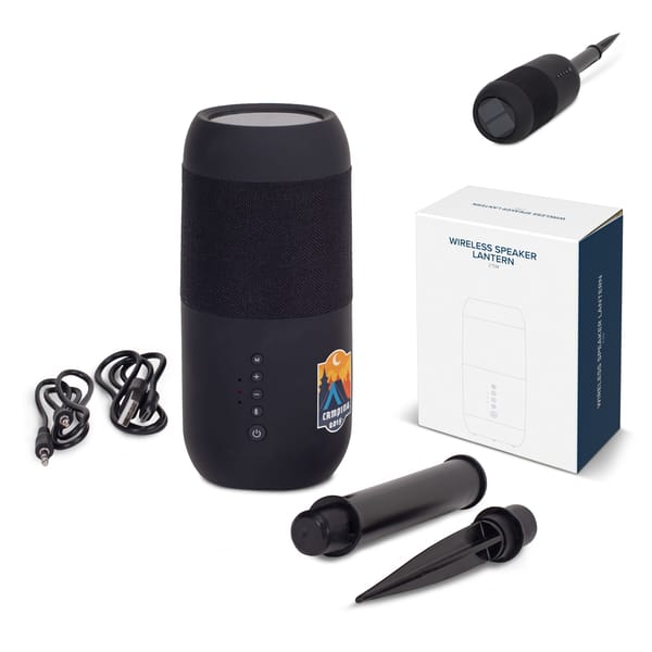 Wireless solar speaker torch 2x5W IPX6