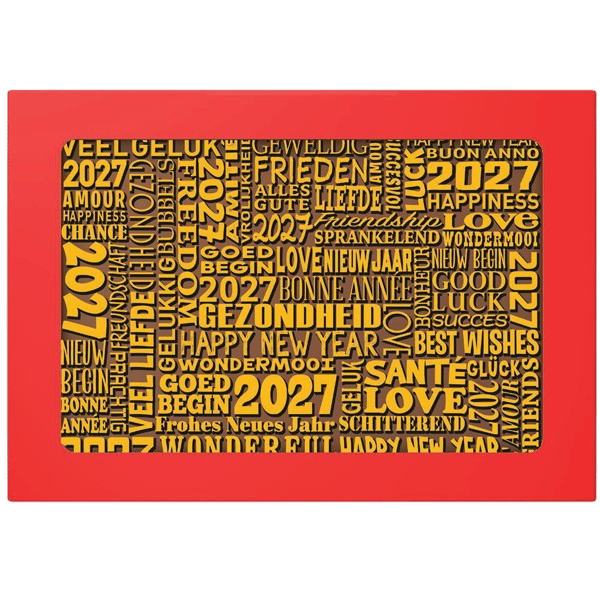 Chocoladekaart SINT, KERST of Happy 2027