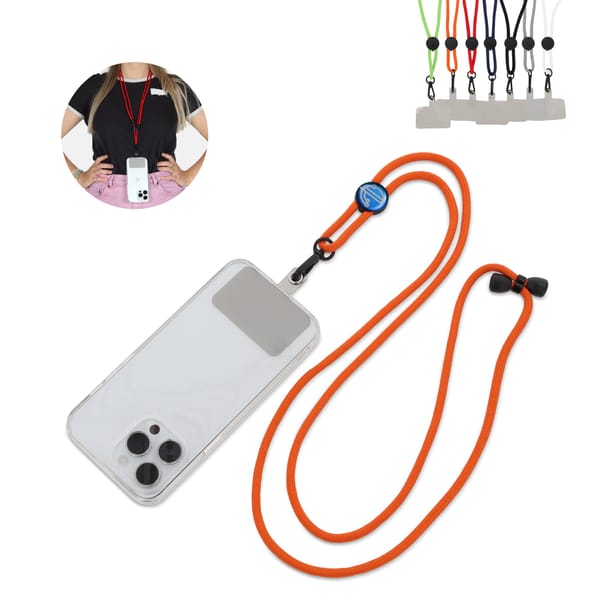 Verstelbaar telefoonsnoer lanyard