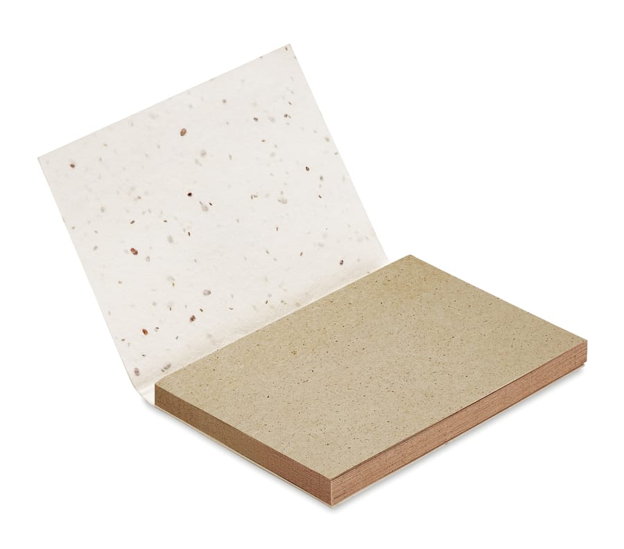 Memoblok van groeipapier