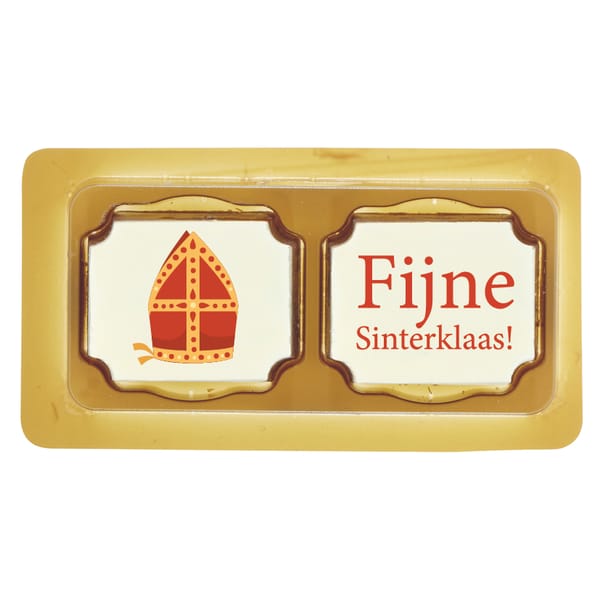2 Sint bonbons in een blisterdoosje