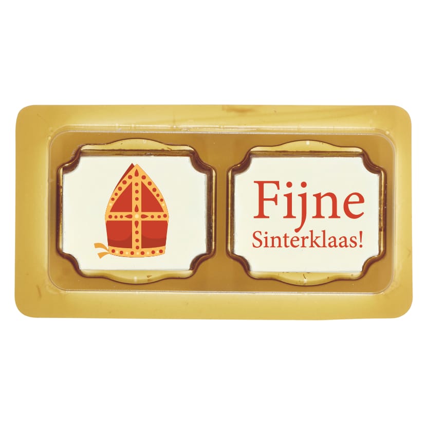 2 Sint bonbons in een blisterdoosje