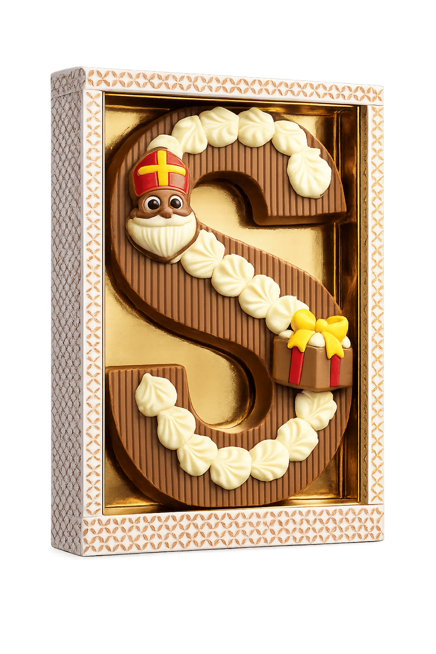 Gedecoreerde grote letter