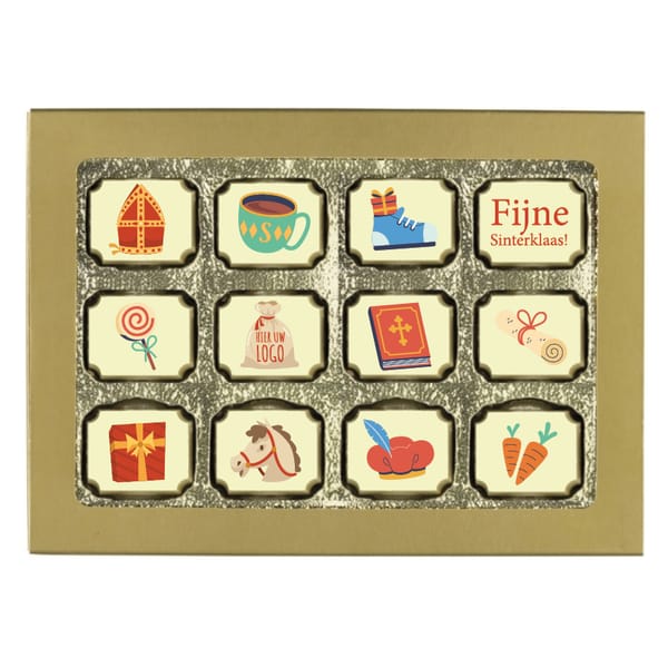 Sintbonbons 12 in geschenkdoos