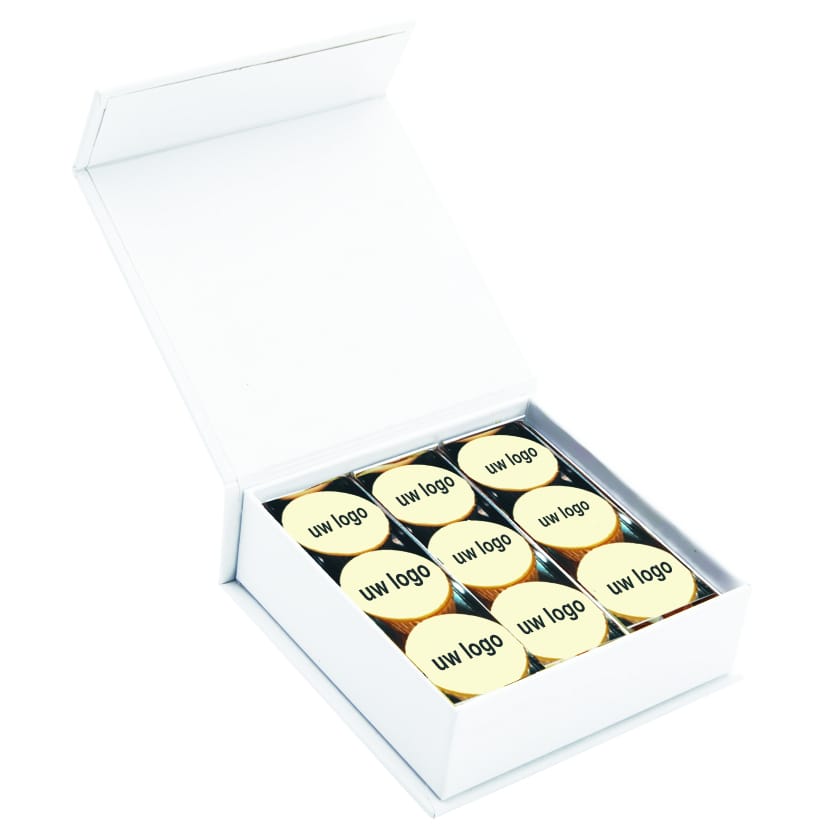 Logobonbons in luxe geschenkverpakking