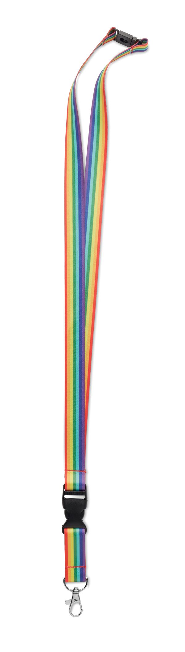 Regenboog RPET sleutelkoord