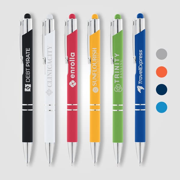 Crosby Softy Pen met stylus bovenop