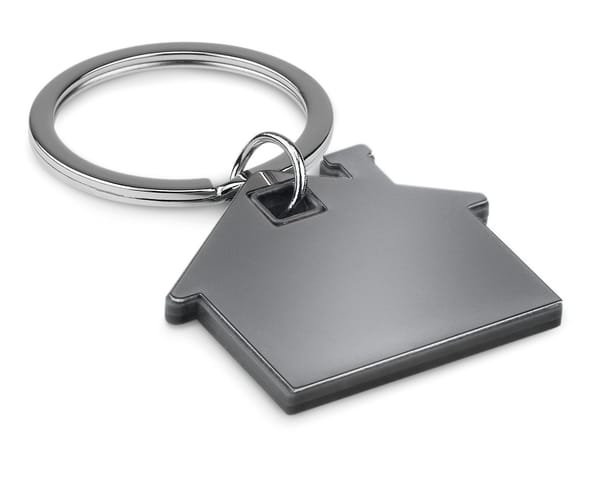 Huisvormige sleutelhanger