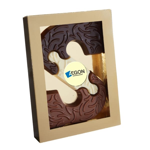 Puzzel letter S met logo
