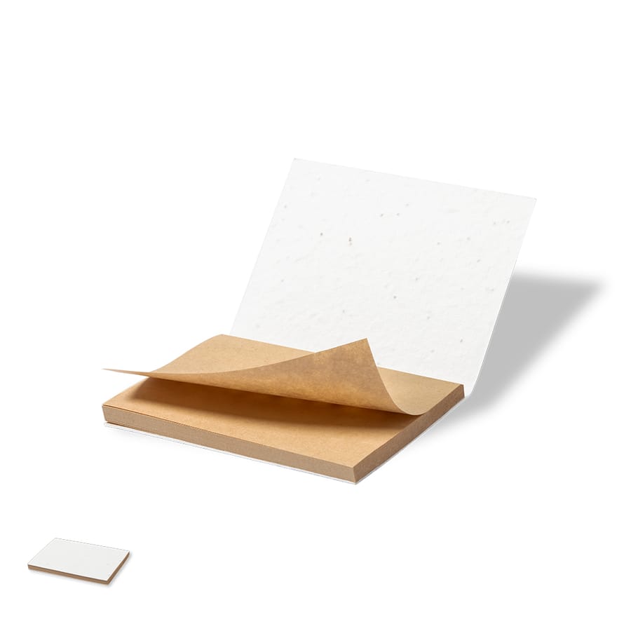 Zaadpapier plakmemo-blokje Zomek