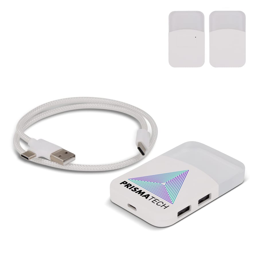 2598 | Xoopar iLo Mini Hub– 4 in 1 Adapter – USB 2.0 Data Transfer - Splitter