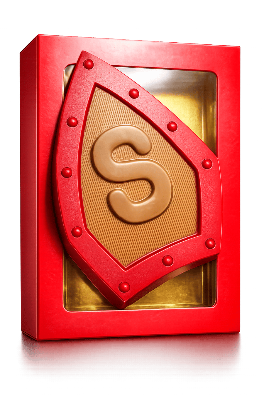 Sint Mijter in geschenkdoos 12 cm - inclusief banderol