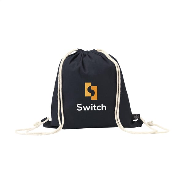 PromoColour GRS Recycled Cotton Backpack (150 g/m²)