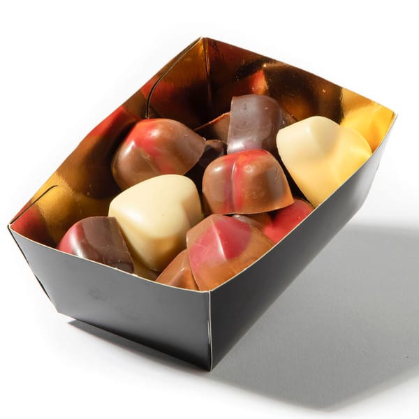 Bakje Chocolade Room Hartjes