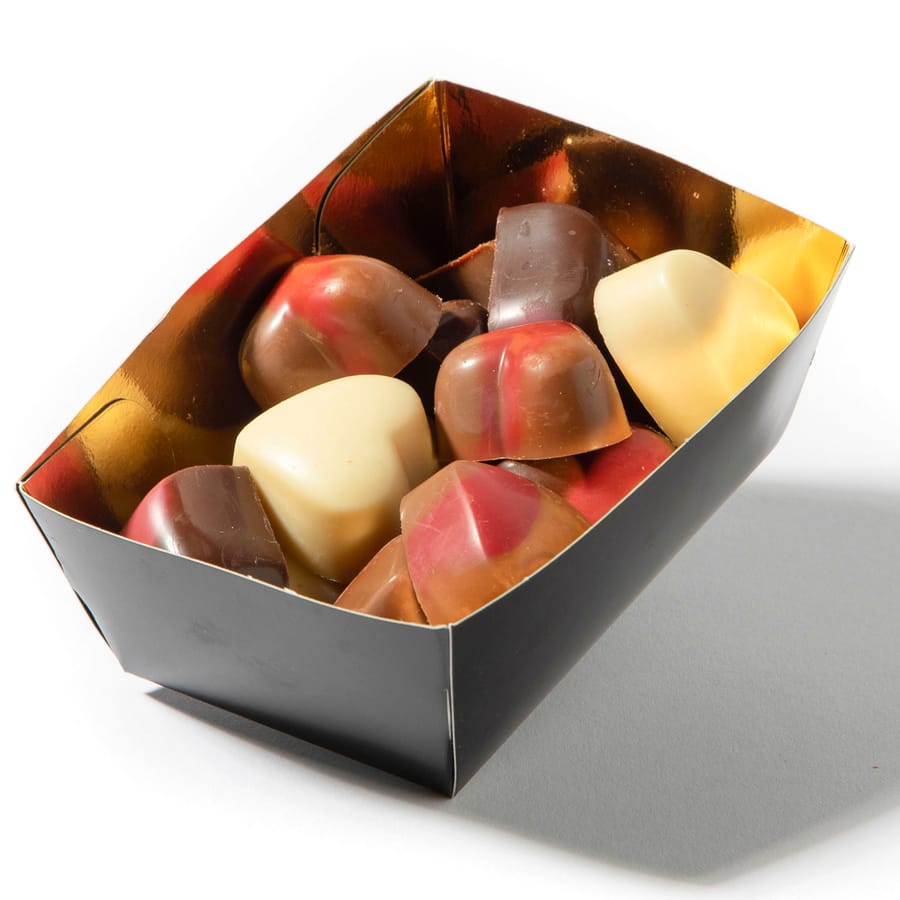 Bakje Chocolade Room Hartjes