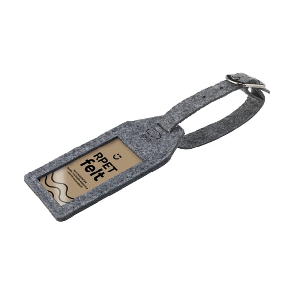 RPET Felt GRS Luggage Tag bagagelabel
