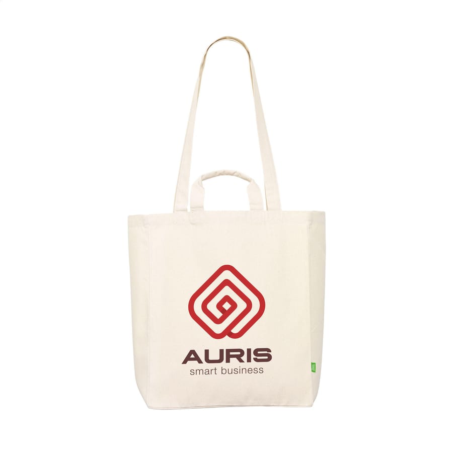 Organic Cotton Canvas Tote Bag Natural (280 g/m²) tas