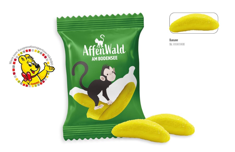 HARIBO Bananas promotiezakje, 2 stuks