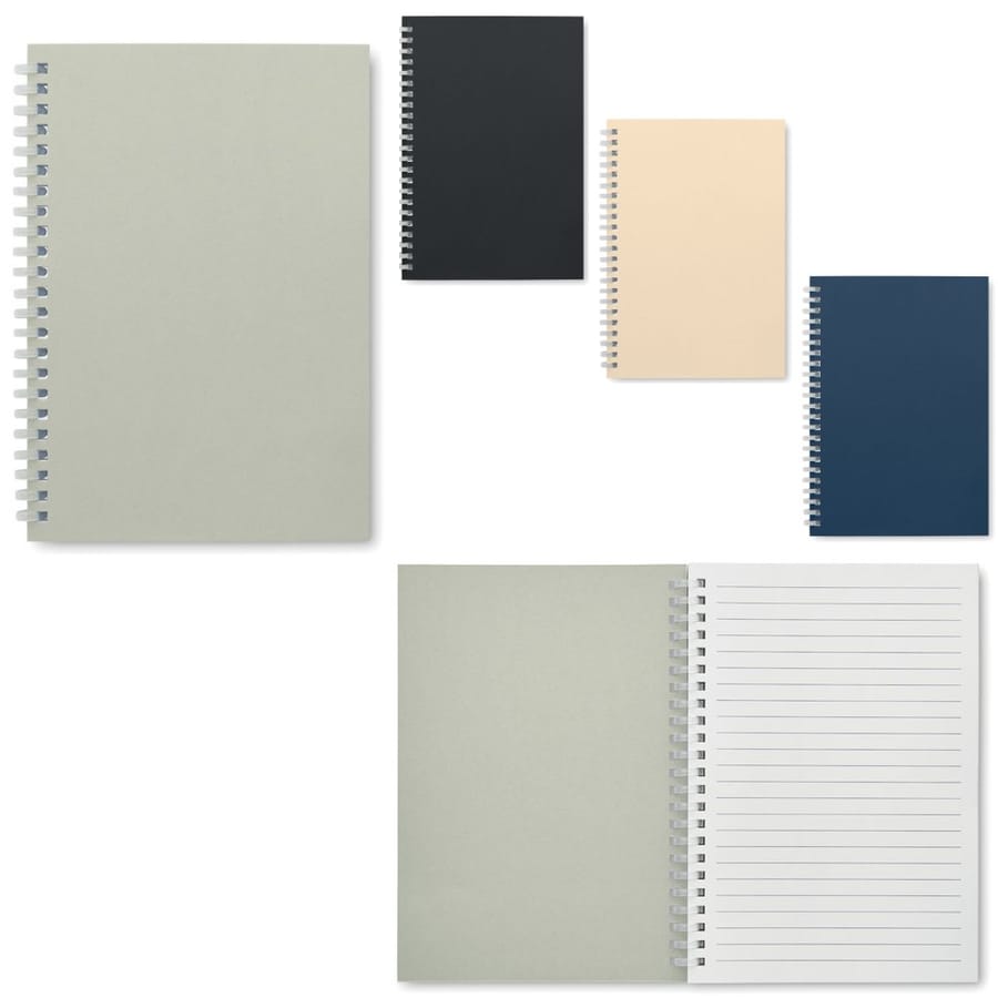 A5 notitieboek van gerecycled karton RECARNOTE