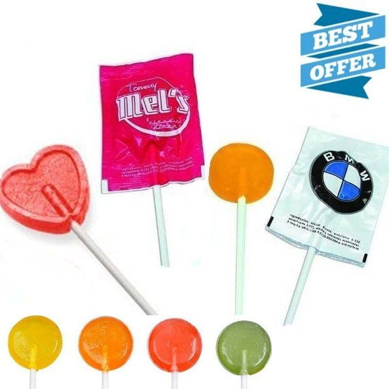 Lolly hart of rond Pirula 6 gram
