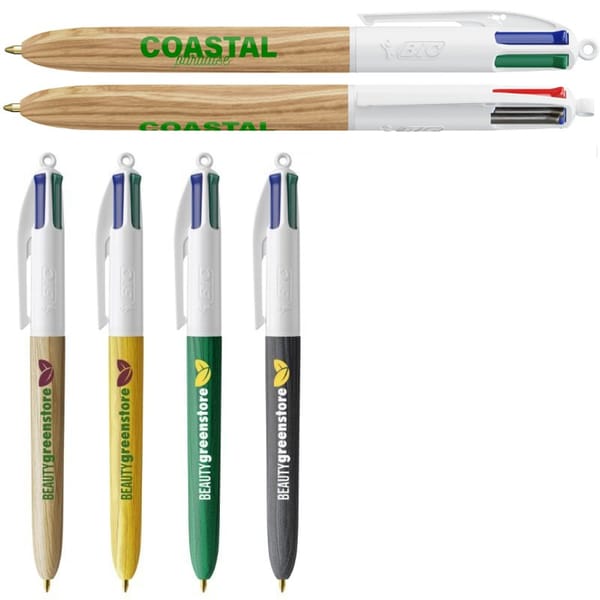 BIC® 4 Colours® Wood Style