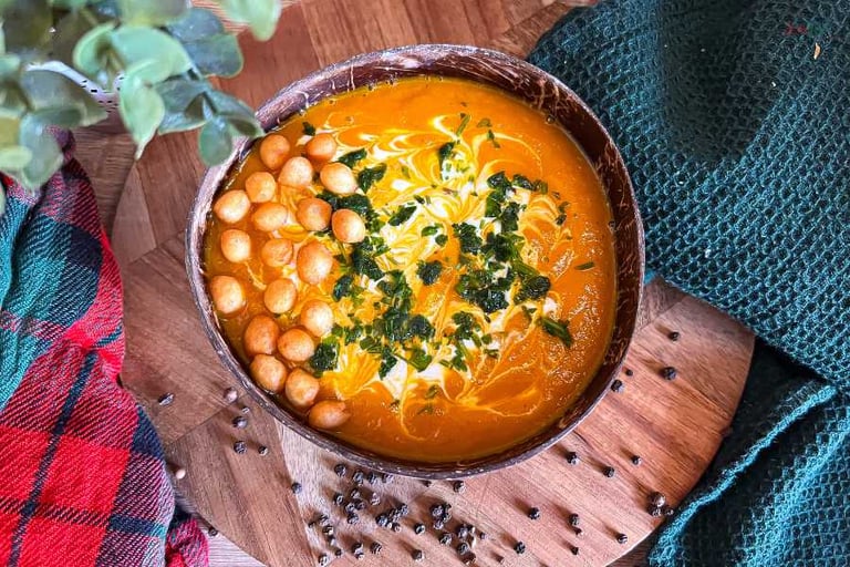 Zupa marchewkowa, zdrowe jedzenie