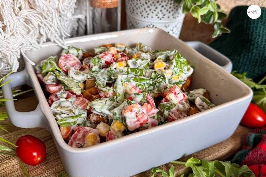 Kremowa sałatka kapsalon