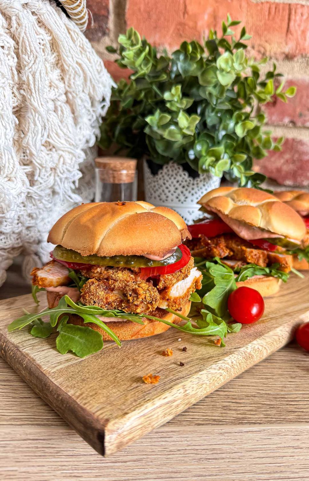 burger z warzywami