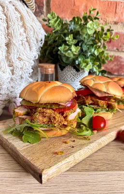 burger z warzywami
