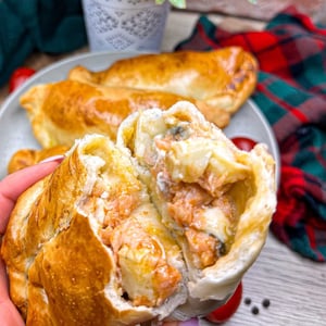 Empanada z łososiem, airfryer