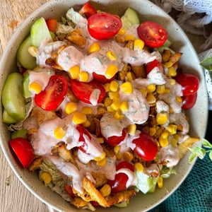 fit sałatka kebab