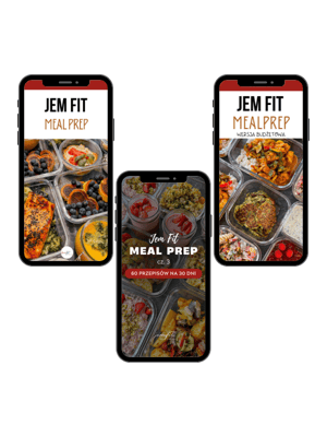 Jem Fit Meal Prep - pakiet 3 e-booków - jadłospis na 90 dni