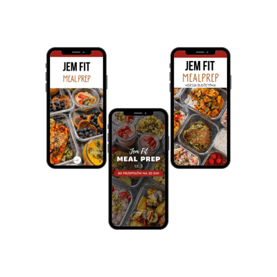Jem Fit Meal Prep - pakiet 3 e-booków - jadłospis na 90 dni