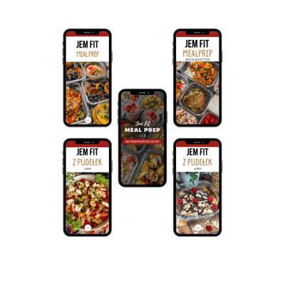 Obrazki do produktów Pakiet 240 przepisów (3 x Meal Prep + Jem Fit z Pudełek)