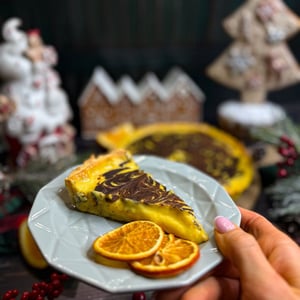 fit tarta z pomarańczami i czekoladą, ciasto na święta Bożego Narodzenia