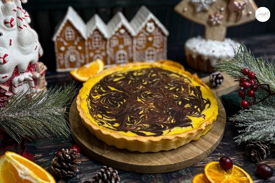 fit tarta pomarańczowo-czekoladowa