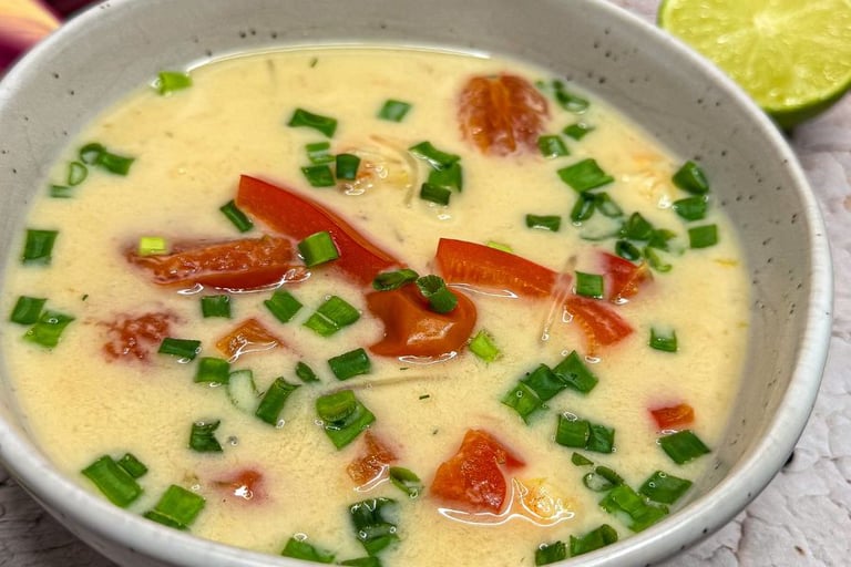 Prosta zupa z krewetkami