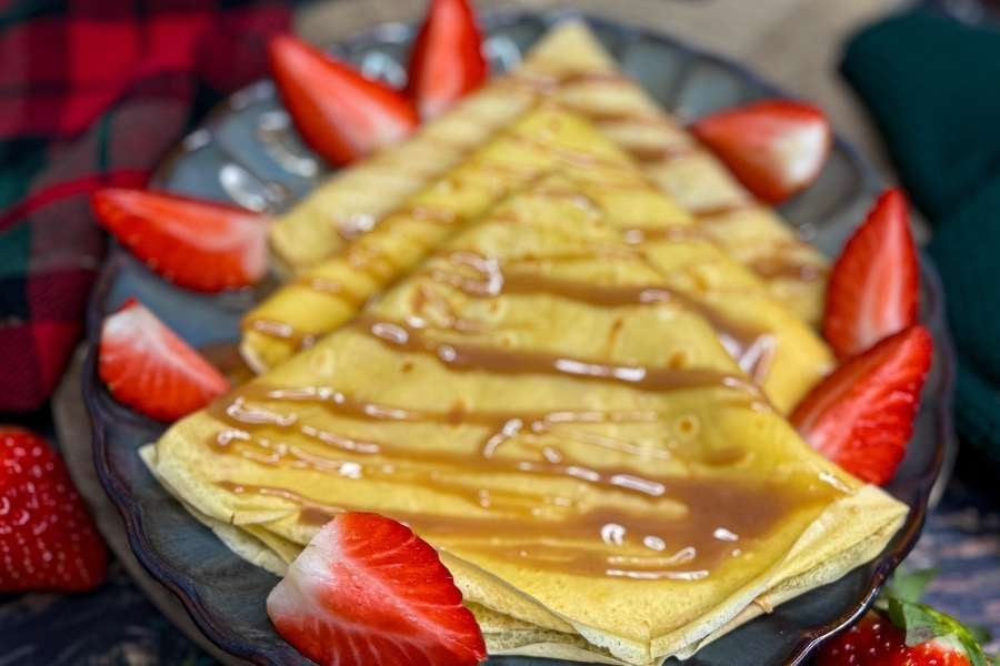 Naleśniki z masłem orzechowym