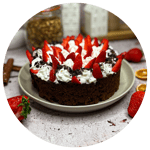 czekoladowe ciasto, deser