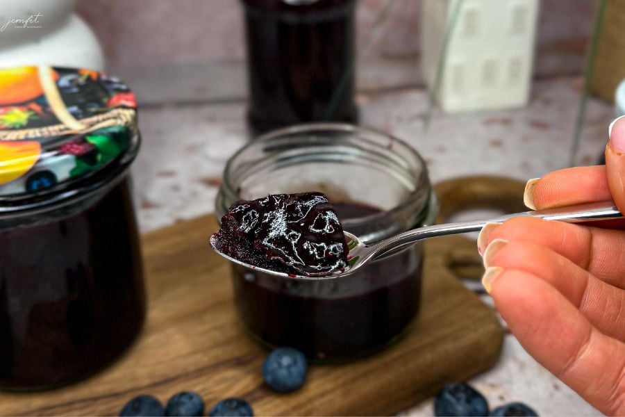 dżem z borówek bez dodatku cukru