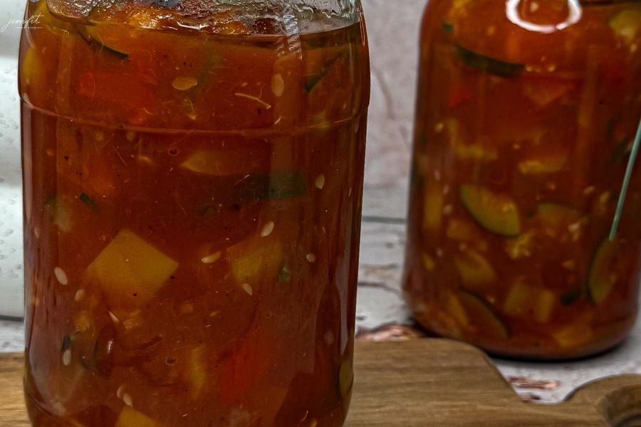 Leczo do słoików na zimę