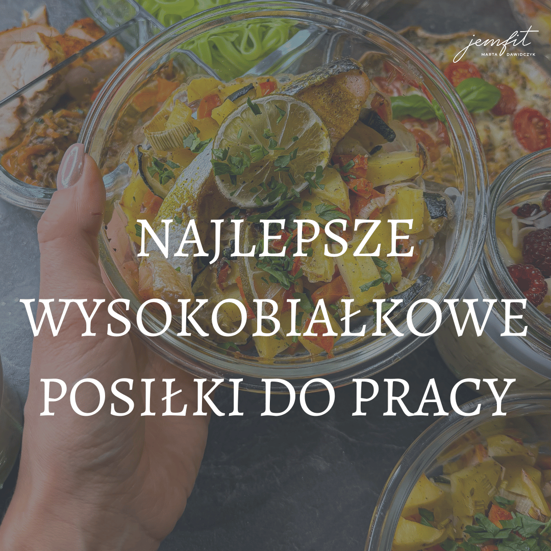 Zdjęcie przedstawiające najlepsze przepisy wysokobiałkowe do pracy