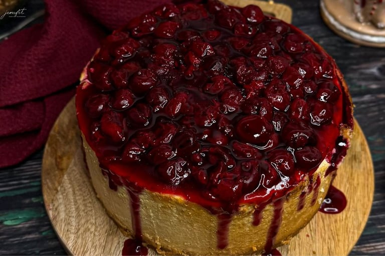sernik nowojorski z wiśniami